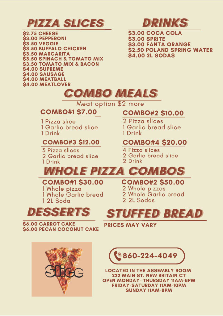 Slice Menu Page 2